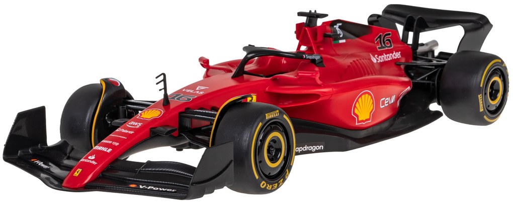 Ferrari F1 75 červený model RASTAR 1:12 pretekárske auto na diaľkové ovládanie + diaľkové ovládanie 2,4 GHz