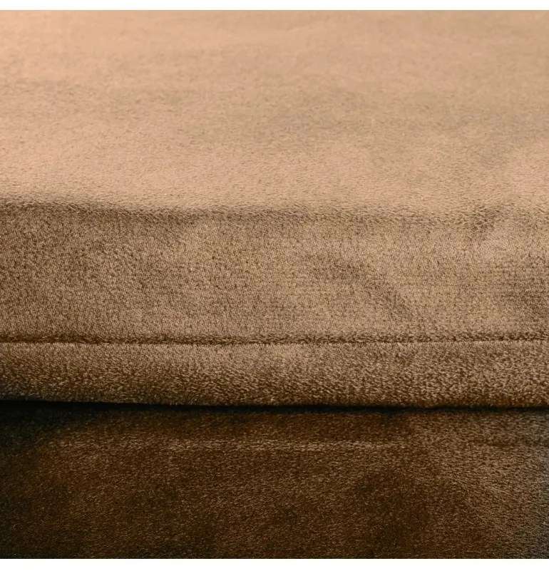 Poduška na stoličku hnedá EMI, 45x45x5 cm