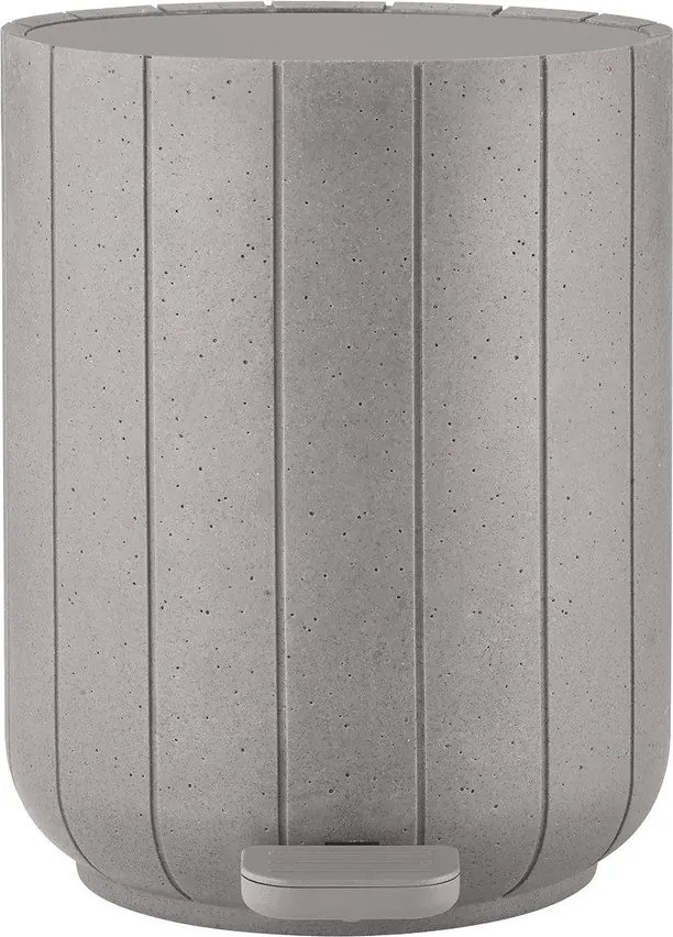 Svetlosivý pedálový odpadkový kôš z polyresínu 3 l Kua – Blomus