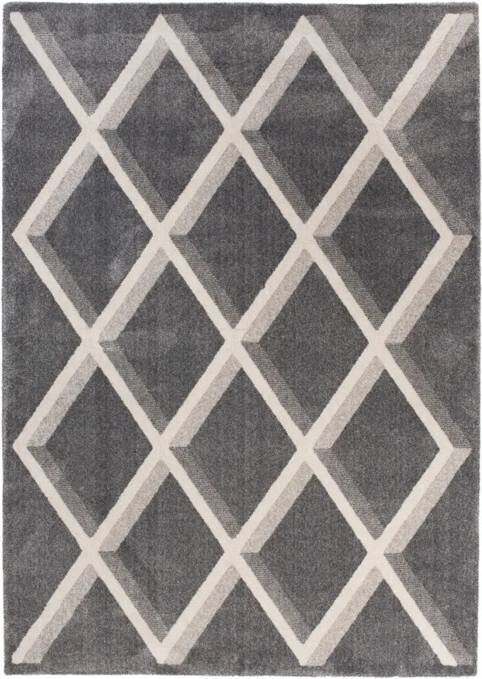 Kusový koberec Krystal sivý, Velikosti 80x150cm
