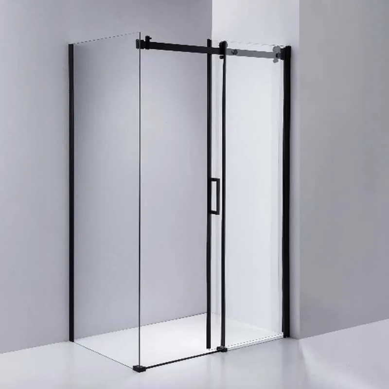 BPS-koupelny Obdĺžnikový sprchovací kút BS14C 120x90 čierna/transparent - bez vaničky