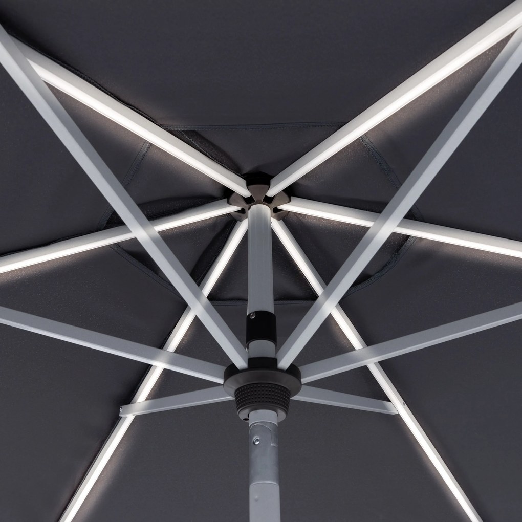 Doppler ACTIVE 3 m - naklápací slnečník s LED osvetlením - 2. akosť (S306)
