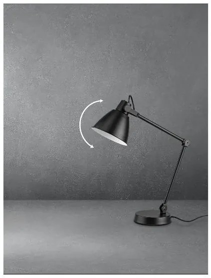 Livarno home Stolná LED lampa (čierna)  (100384827)