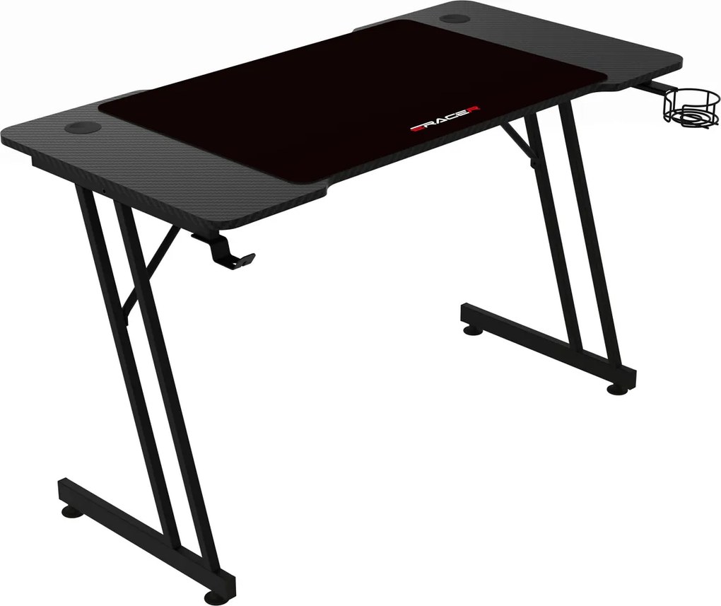 Herný stôl 120x60cm, carbon, LT-H1102 BK Farba: Čierna