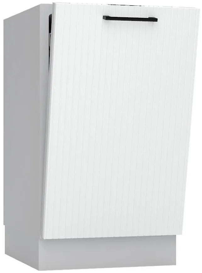 Dvierka na umývačku Kate 45pz biely hrášok