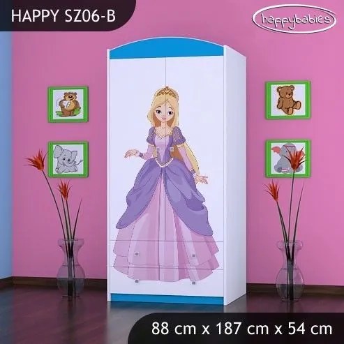 Detská skriňa PRINC A PRINCEZNA - TYP 6B