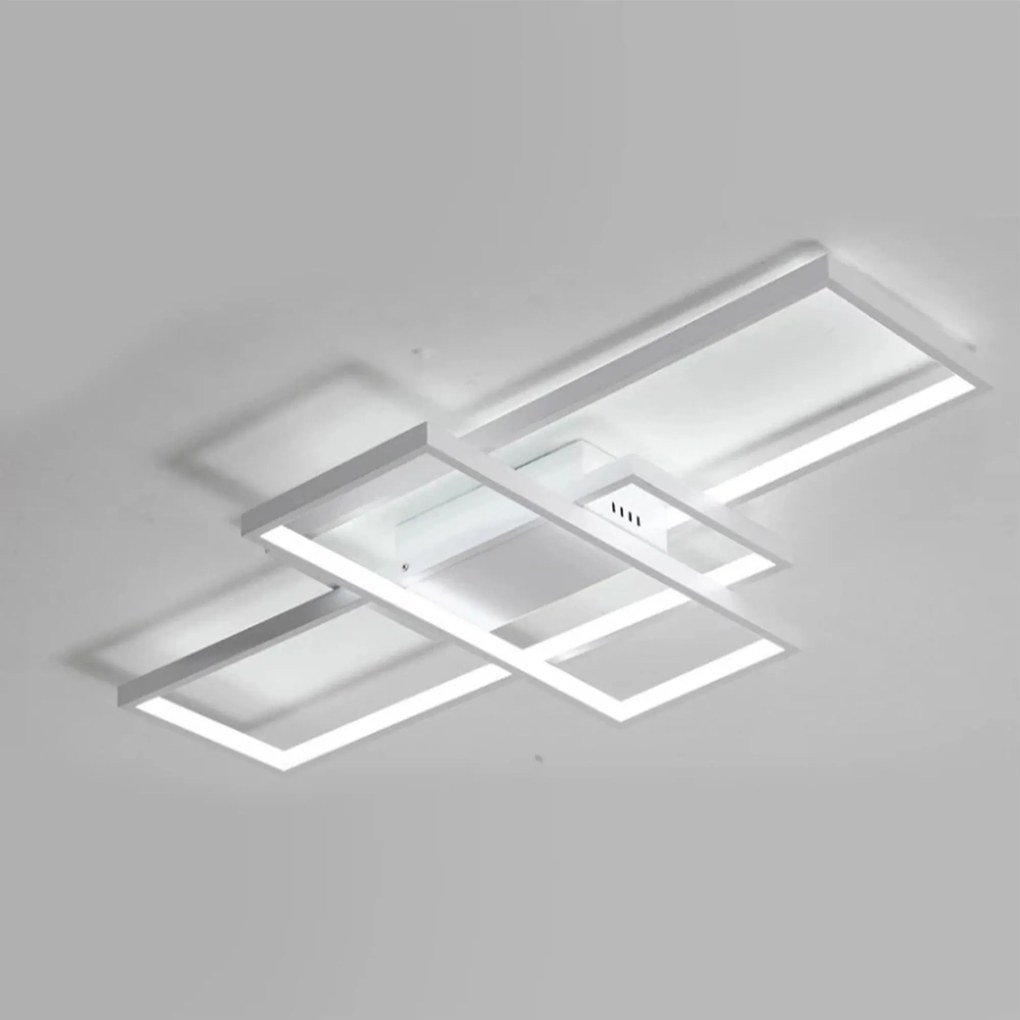 Toolight - LED stropné svietidlo + diaľkové ovládanie APP385-CP, chrómová, OSW-07860