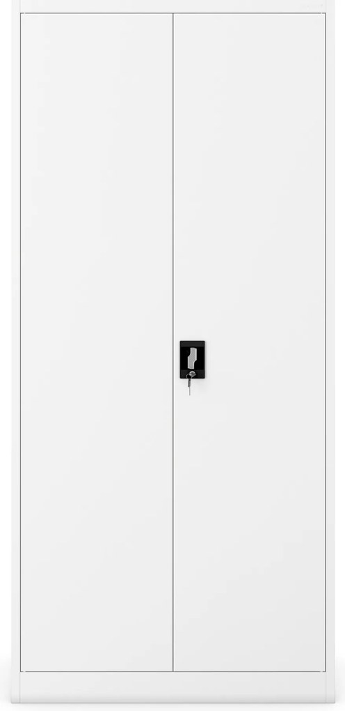 Uzamykateľná skriňa na dokumenty biela JAN H D600 900 x 1950 x 600 mm