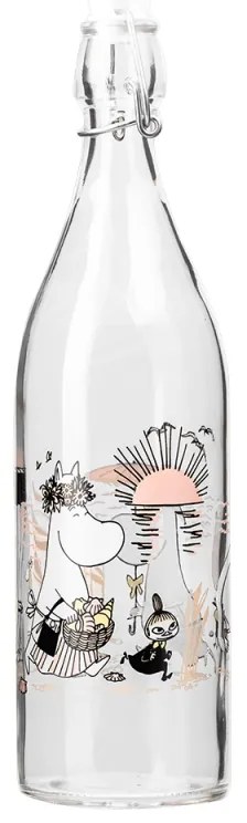 Sklenená fľaša Moomin Beach 1l