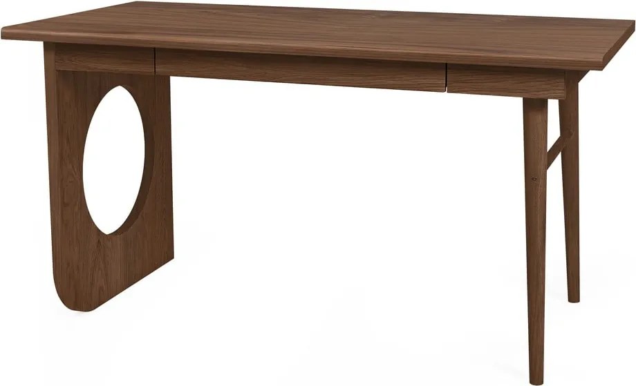 Hnedý písací stôl Woodman Bau