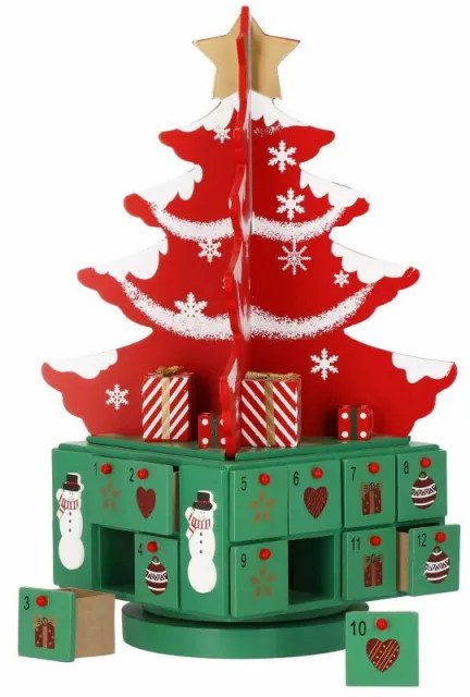 SPRINGOS Adventný kalendár Stromček s priehradkami