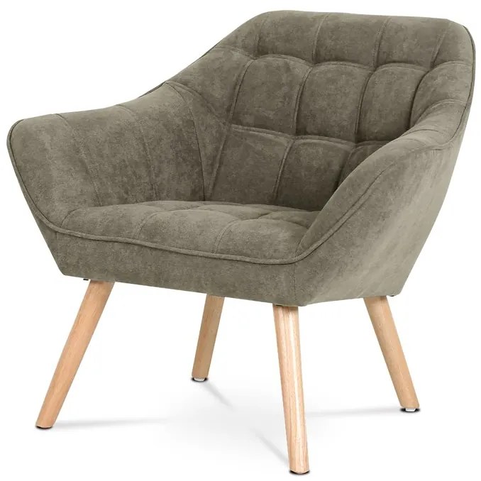 BONTEC Kreslo, sivá látka, AK-321 GREY2 Farba: Šedá