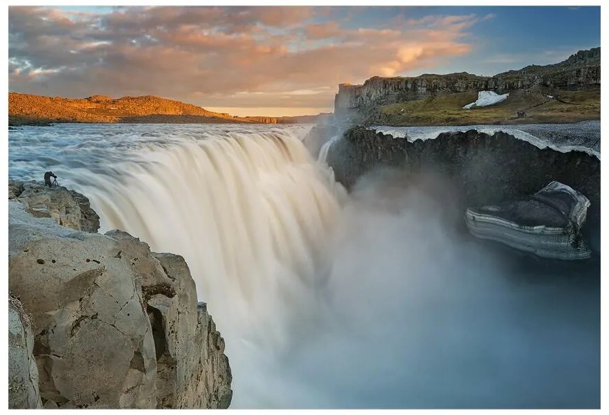 Fototapeta Vliesová Vodopád dettifoss 312x219 cm