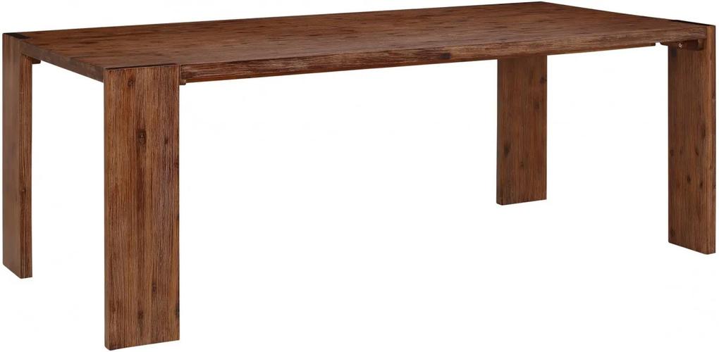 Jedálenský stôl Jima, 200 cm, hnedá