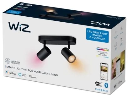 WiZ - LED RGBW Stmievateľné bodové svietidlo IMAGEO 2xGU10/4,9W/230V Wi-Fi