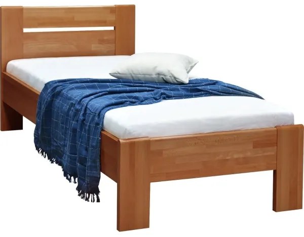 Jednolôžková posteľ AMBER 90x200 cm orech