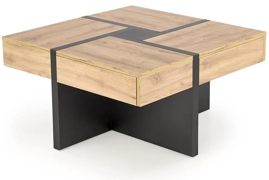 Konferenčný stolík Sevilla S dub craft/čierna