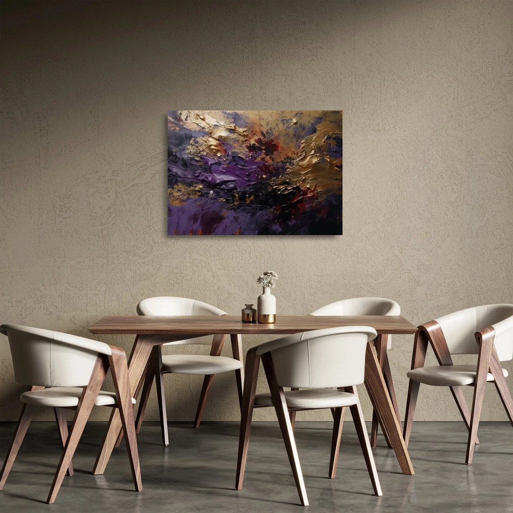 Sklenený obraz - Textúrovaná abstrakcia (70x50 cm)