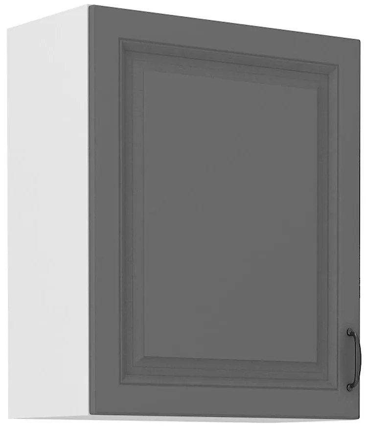 Kuchynská skrinka Stilo dustgrey/biely 60g/72 1f