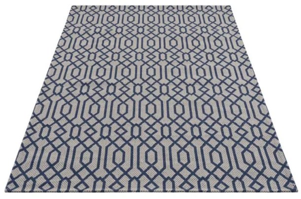 Koberec Casa Cotton 21421 sivý / granátový