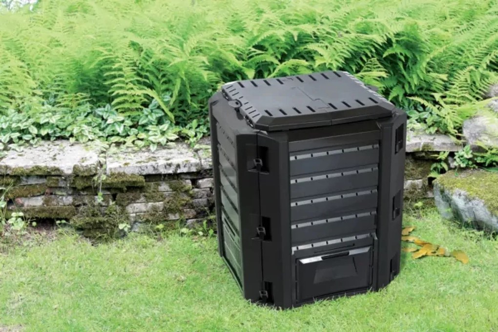 Záhradný kompostér IKL380C 380 l - čierna