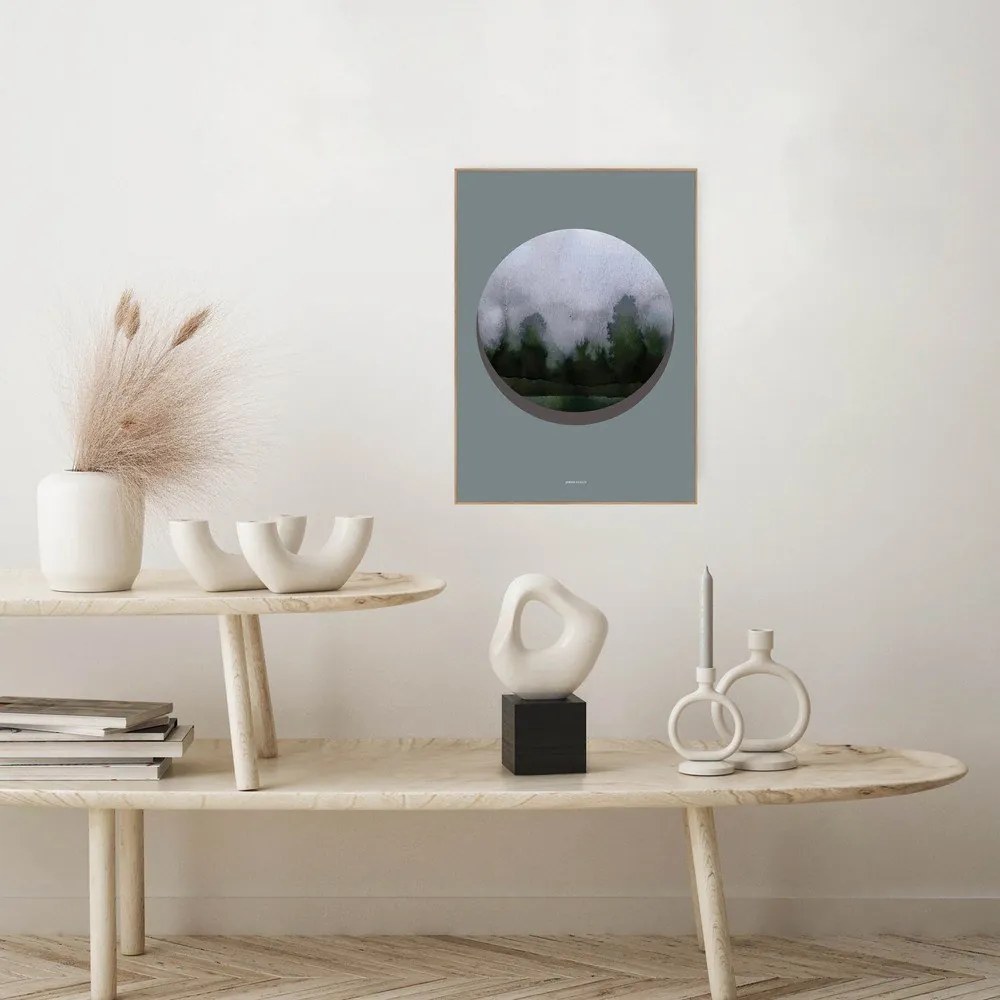 Obraz 30x40 cm Water Circle – Malerifabrikken