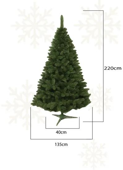 Foxigy Vianočný stromček Jedľa 220cm Classic