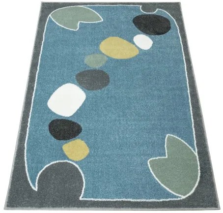 Detský koberec LIMA M043A krémový / svetlosivý