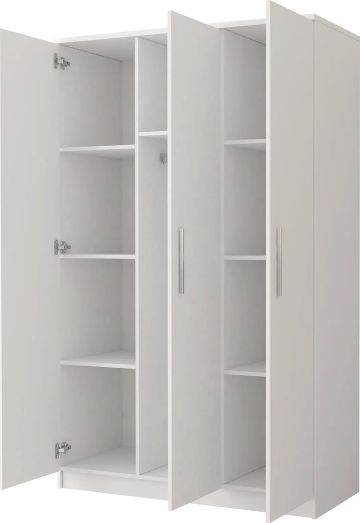 Šatníková skriňa ORVILLE 2 - biela