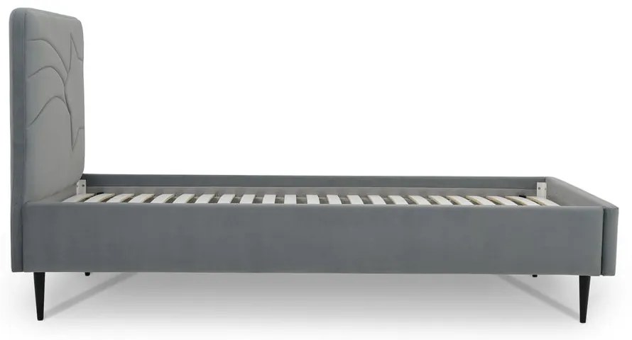 Sivá detská posteľ 90x200 cm Star – Scandic