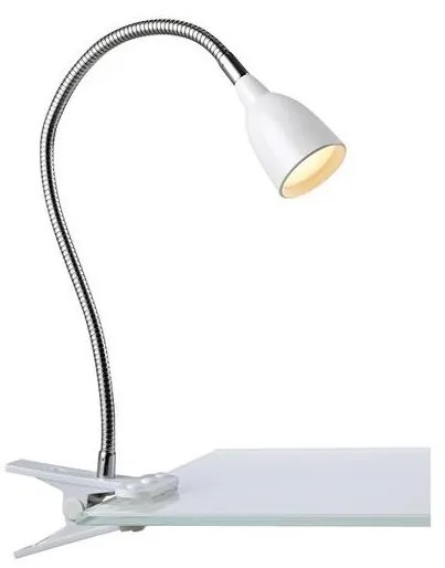Markslöjd 106091 - LED Stolná lampa s klipom TULIP LED/3W/230V biela