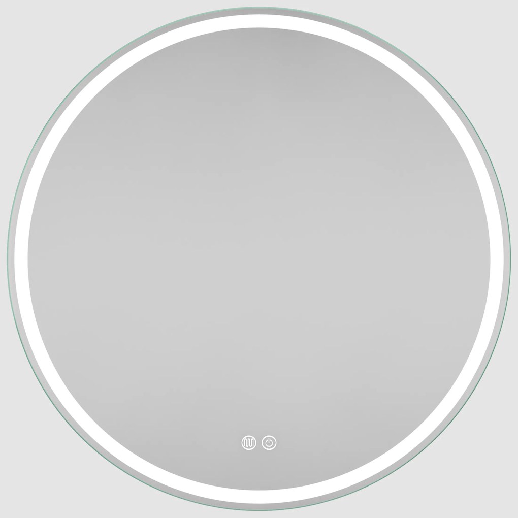 Erga Carla, okrúhle LED zrkadlo 80cm, 1840 lm, 3 farby svetla, ERG-V01-208-8080