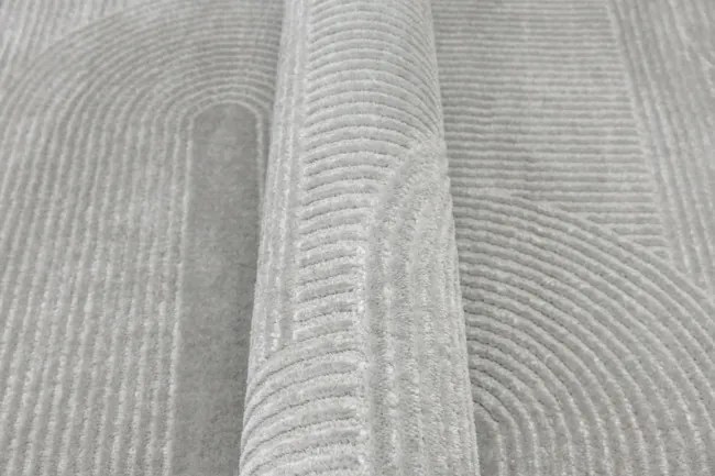 Koberec MISHA J087A svetlosivý / tmavosivý