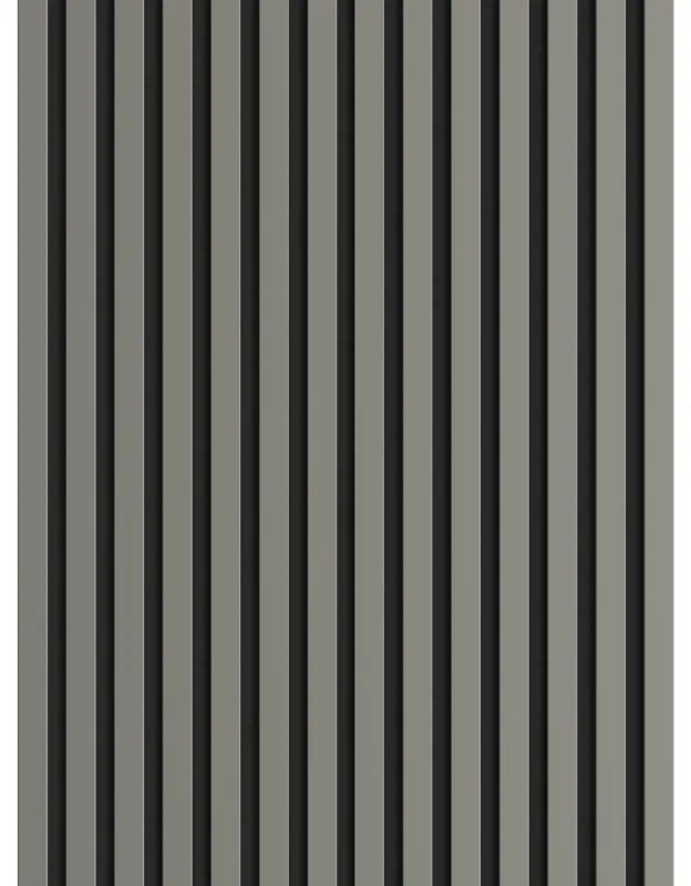 Mexen Lam-F, akustické stenové lamely 275 × 31,5 cm, filc 6 mm, sivá matná, S105-275317-2812-052