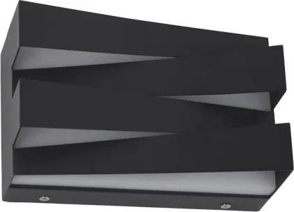 Searchlight 86410BK - LED Nástenné svietidlo SECTION LED/18W/230V čierna