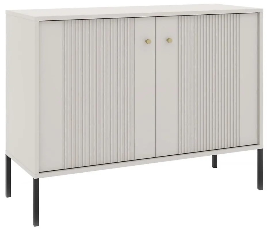 Komoda LUE béžová/čierna