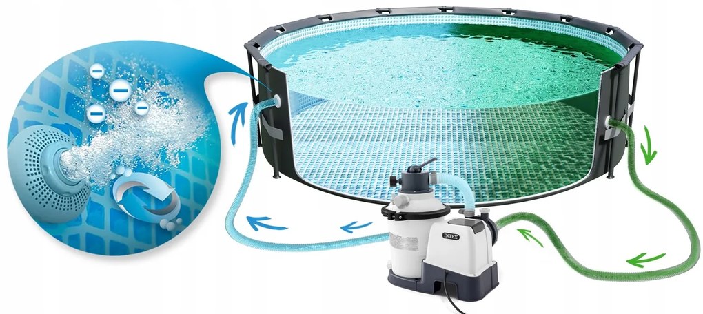Intex Pieskové filtračné čerpadlo do bazéna 3500l/h INTEX 26642