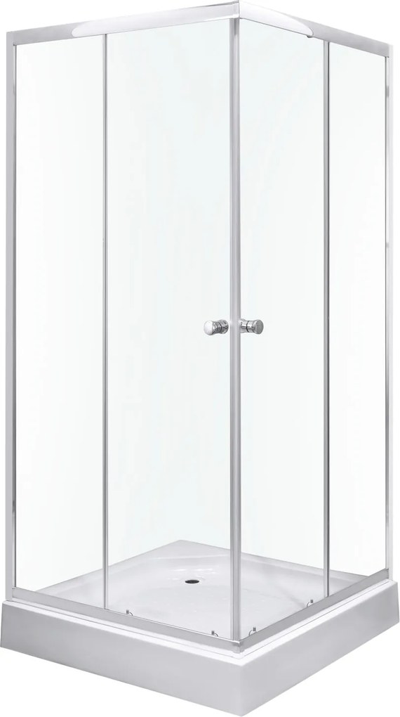 Novoterm Modul sprchovacieho kúta NV-Olga SC Element CHR 80, chróm/transparent - bez vaničky