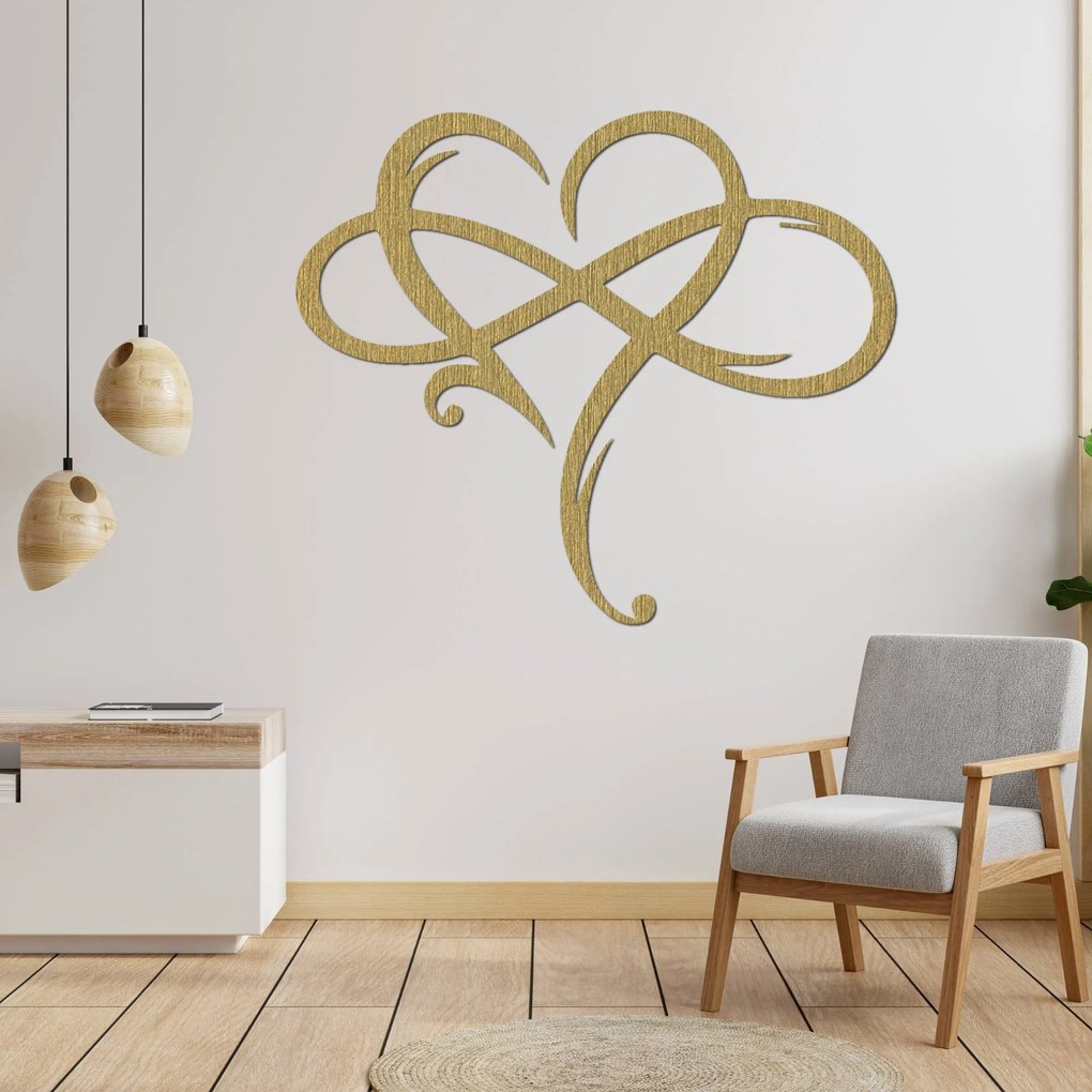 SENTOP | Drevený obraz na stenu - symbol lásky | SENTOP HDF0389