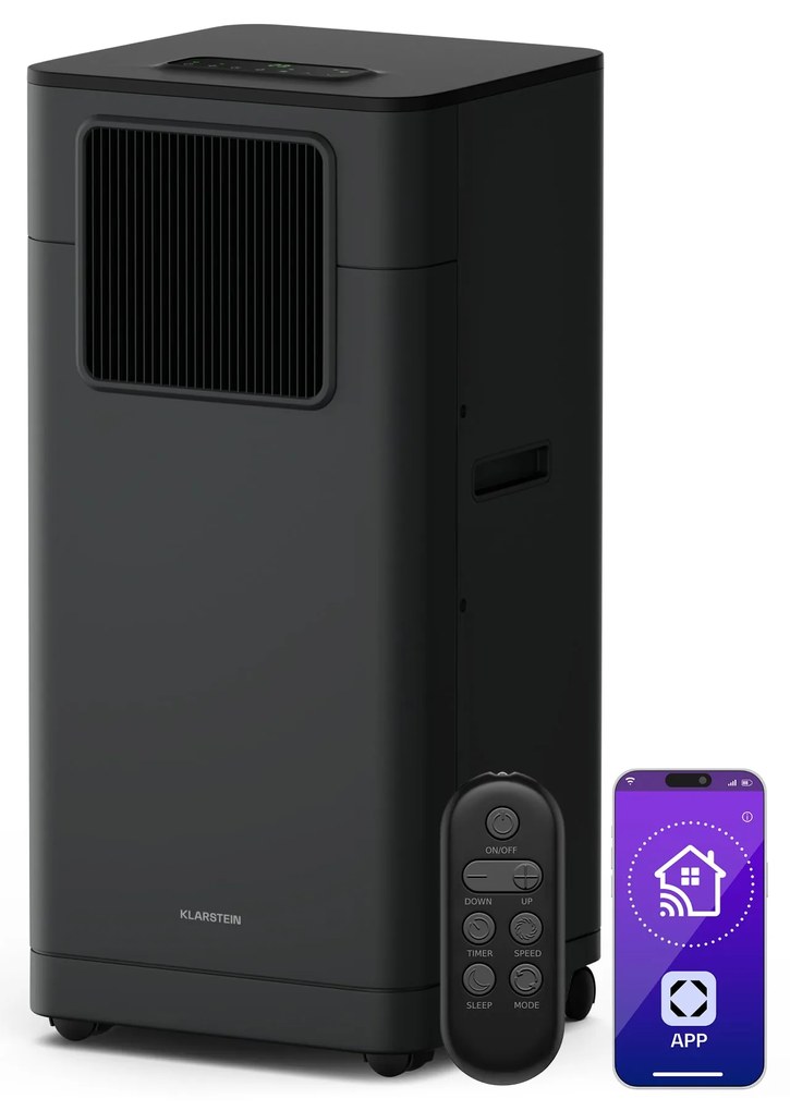 Breeze Box 9K Smart PAC klimatizácia, Režim 3 v 1, Inteligentné ovládanie, do 32 m², 24h časovač, mobilná