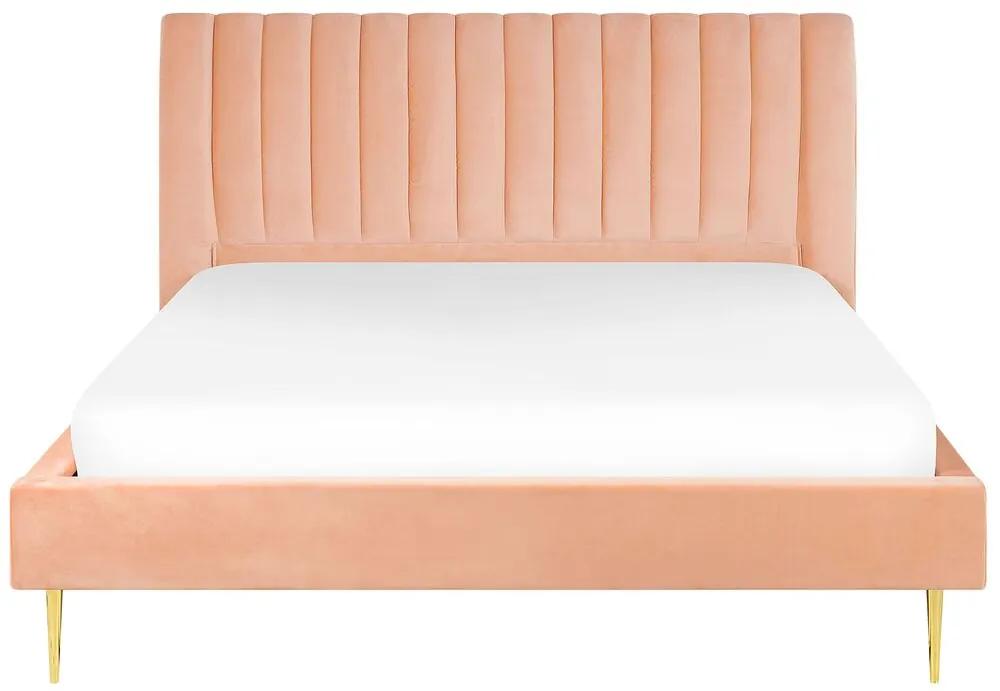Manželská posteľ 180 cm MASALA (s roštom) (ružová). Vlastná spoľahlivá doprava až k Vám domov. 1022802