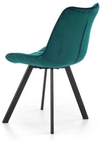 Jedálenská stolička SAM – látka, viac farieb Modrá