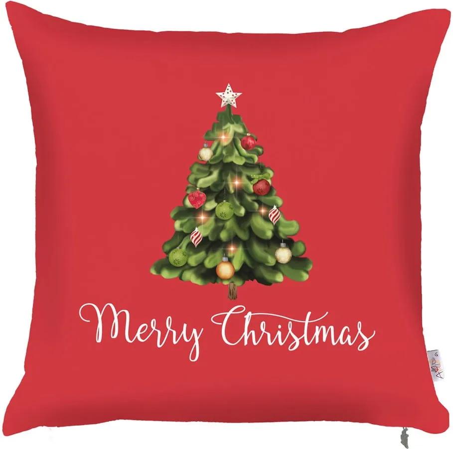 Vianočná obliečka na vankúš Apolena Honey Christmas Tree, 43 × 43 cm
