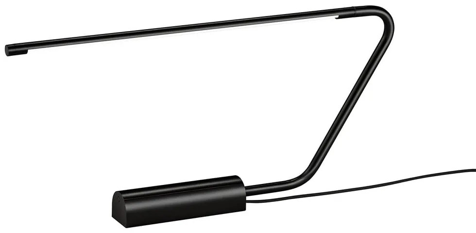 Čierna LED stolová lampa (výška 33 cm) Olea – Trio Select