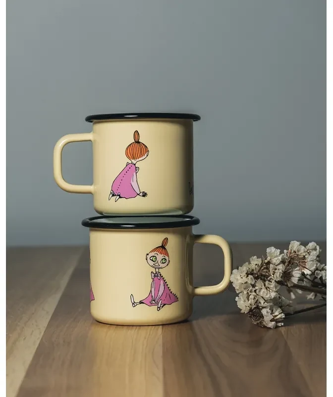 Hrnček Mymble 0,37l, smalt / žltý