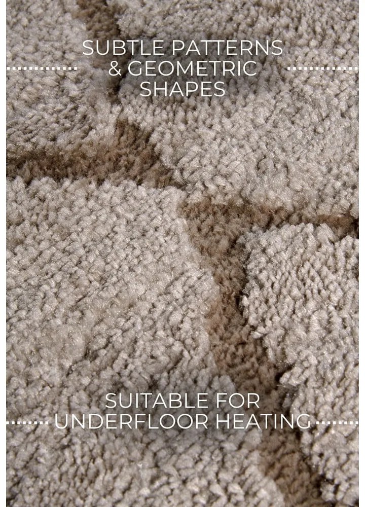 Béžový koberec 80x120 cm Perrotin Beige – Elle Decoration