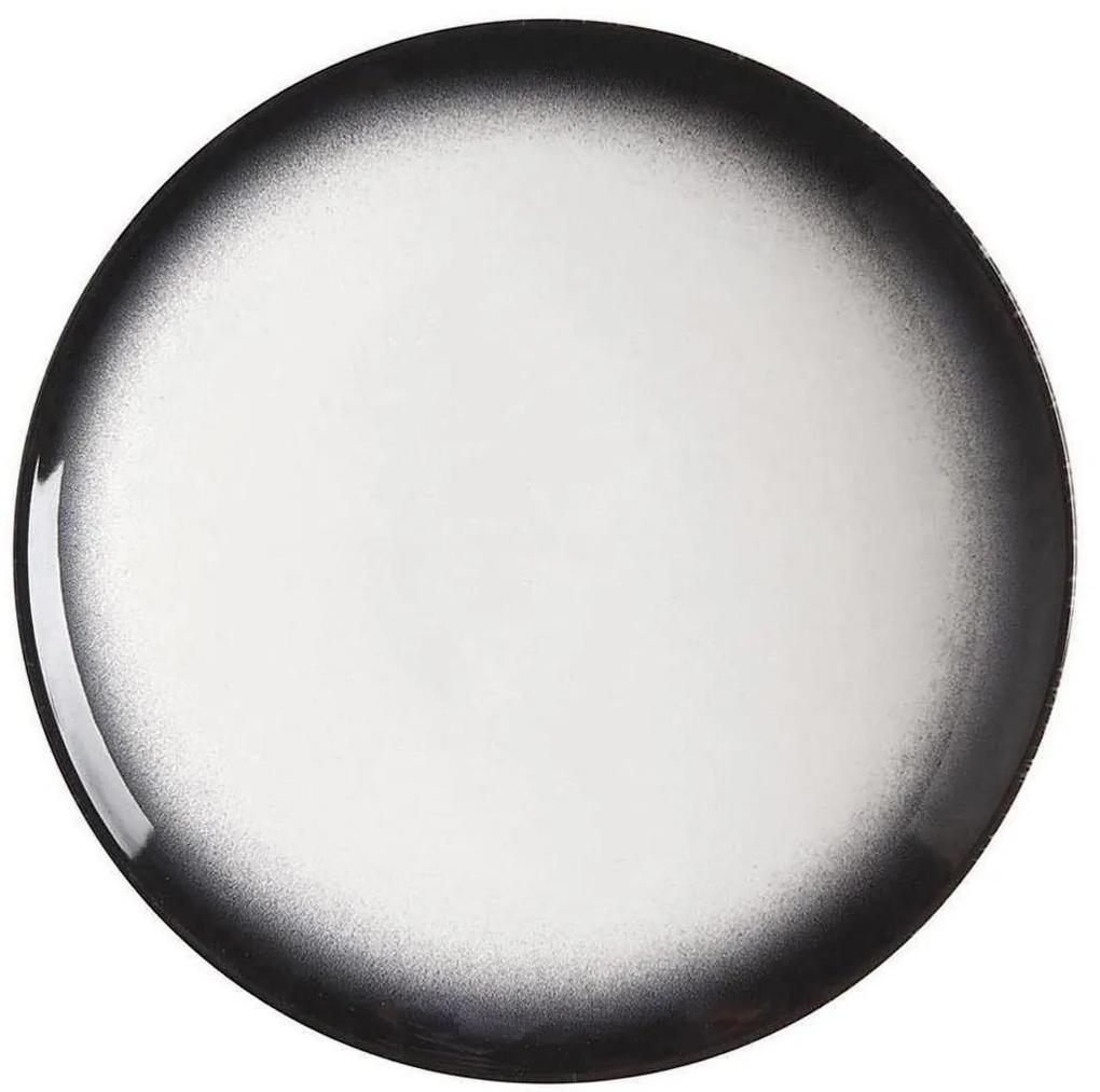 Súprava 4 tanierov „Caviar Granite", Ø 27, výš. 3 cm