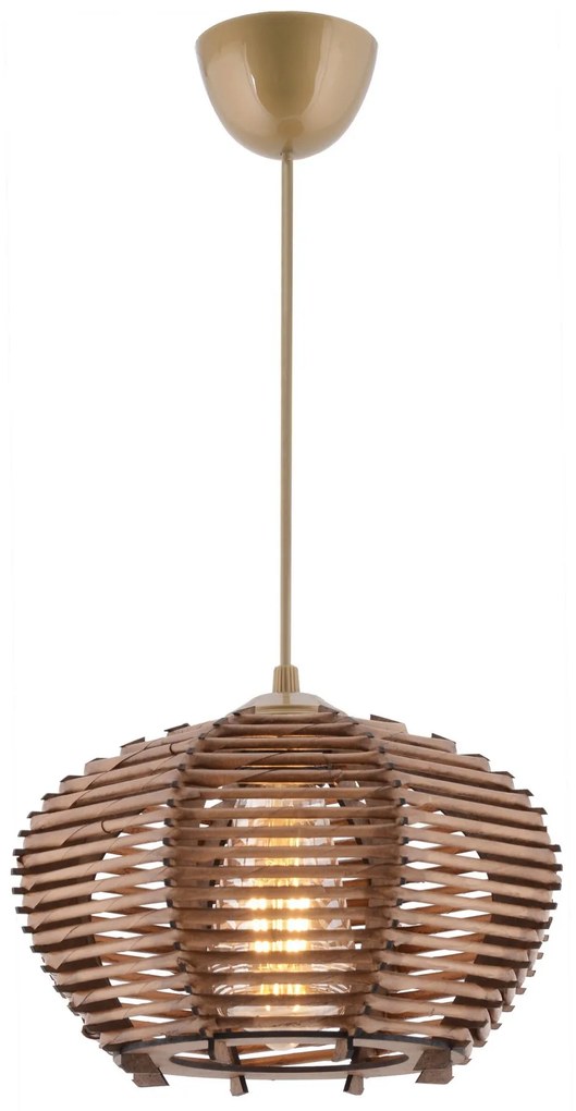 Závesné svietidlo Barlas hnedé