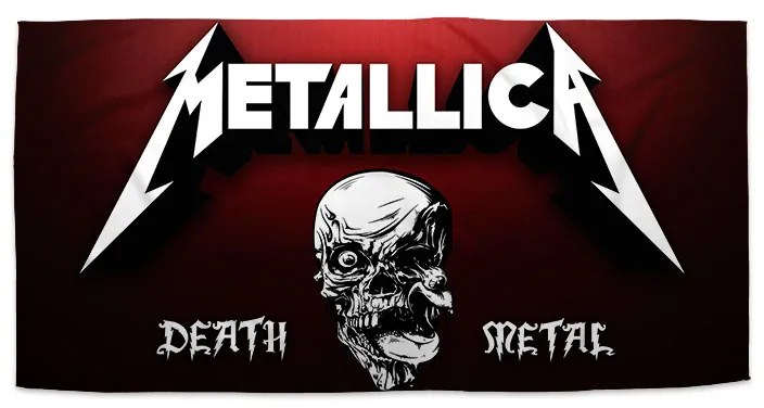 Sablio Uterák METALLICA Death metal - 70x140 cm