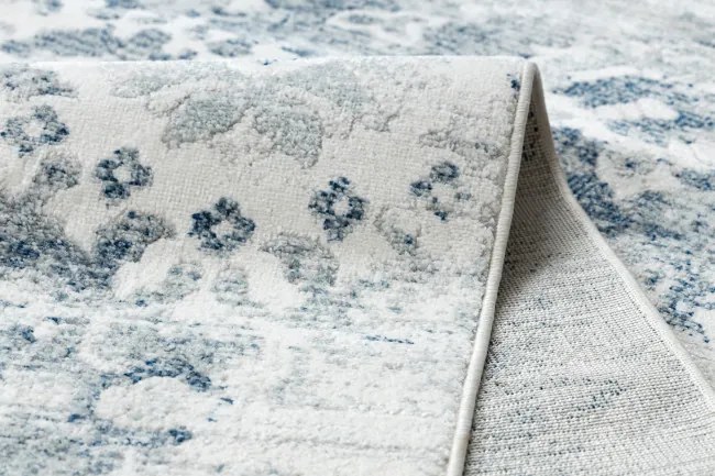 Koberec DISTIN 0822A Rozeta / vintage, granátový / modrý / biely